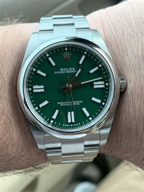 green rolex op|green dial Rolex price.